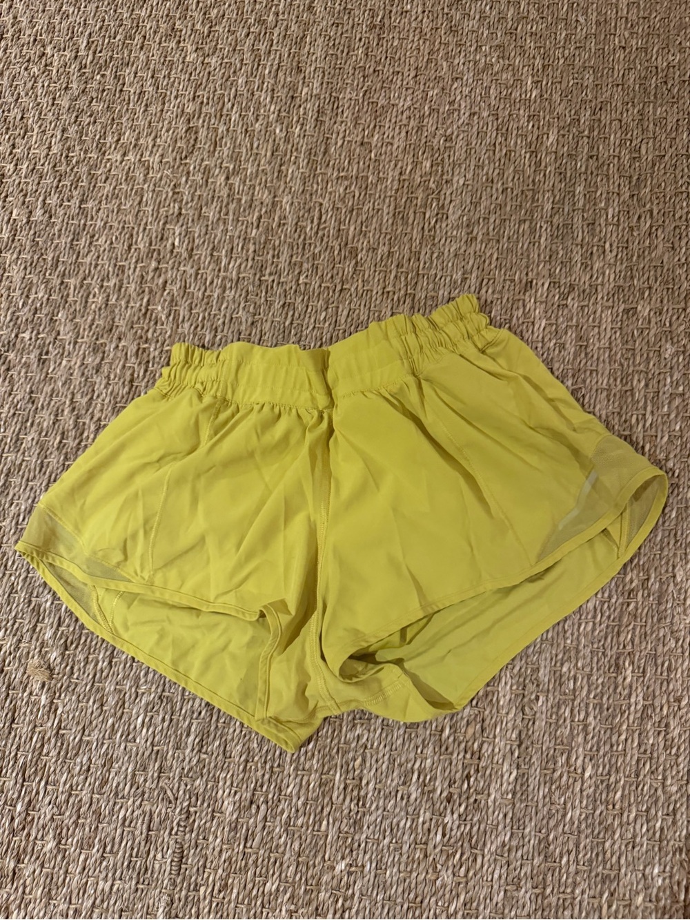 lululemon athletica Women's Bright Yellow Athletic Shorts